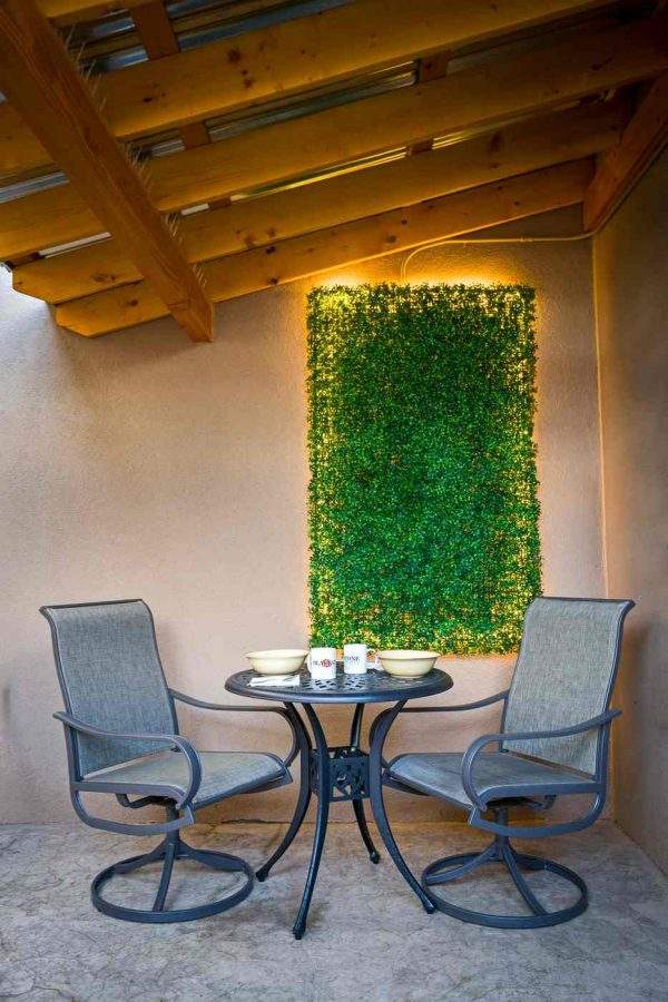 private patio included with the Lone Ranger room in Truth or Consequences