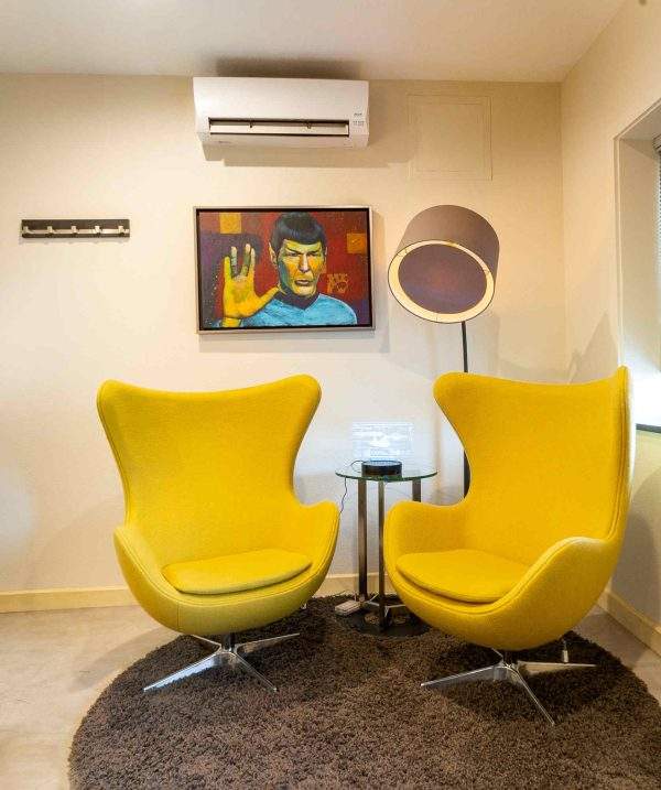 seating area, Star Trek Room at Blackstone Hotsprings